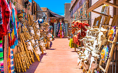 Santa Fe market, New Mexico